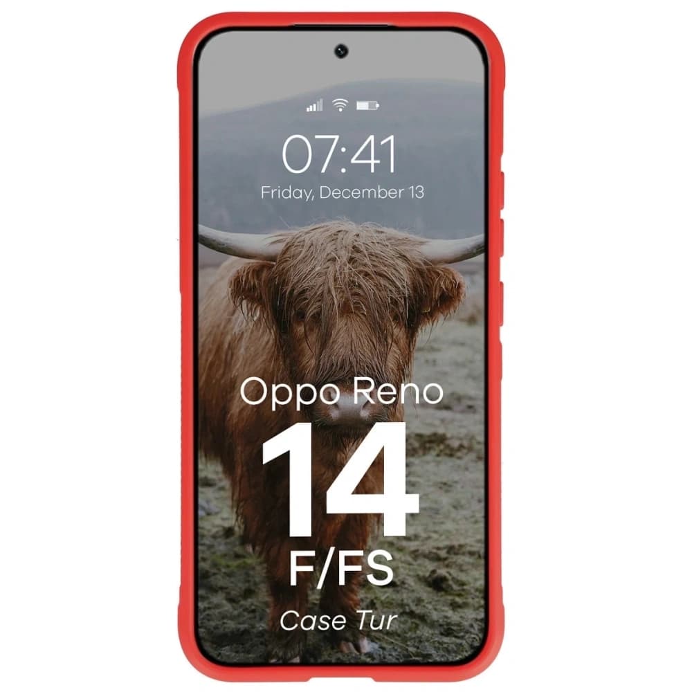 Bizon Case Tur Oppo Reno 14 F / 14 FS rot - 5