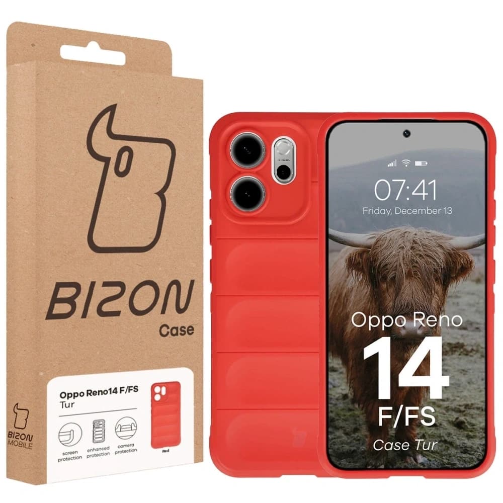 Bizon Case Tur Oppo Reno 14 F / 14 FS rot - 8