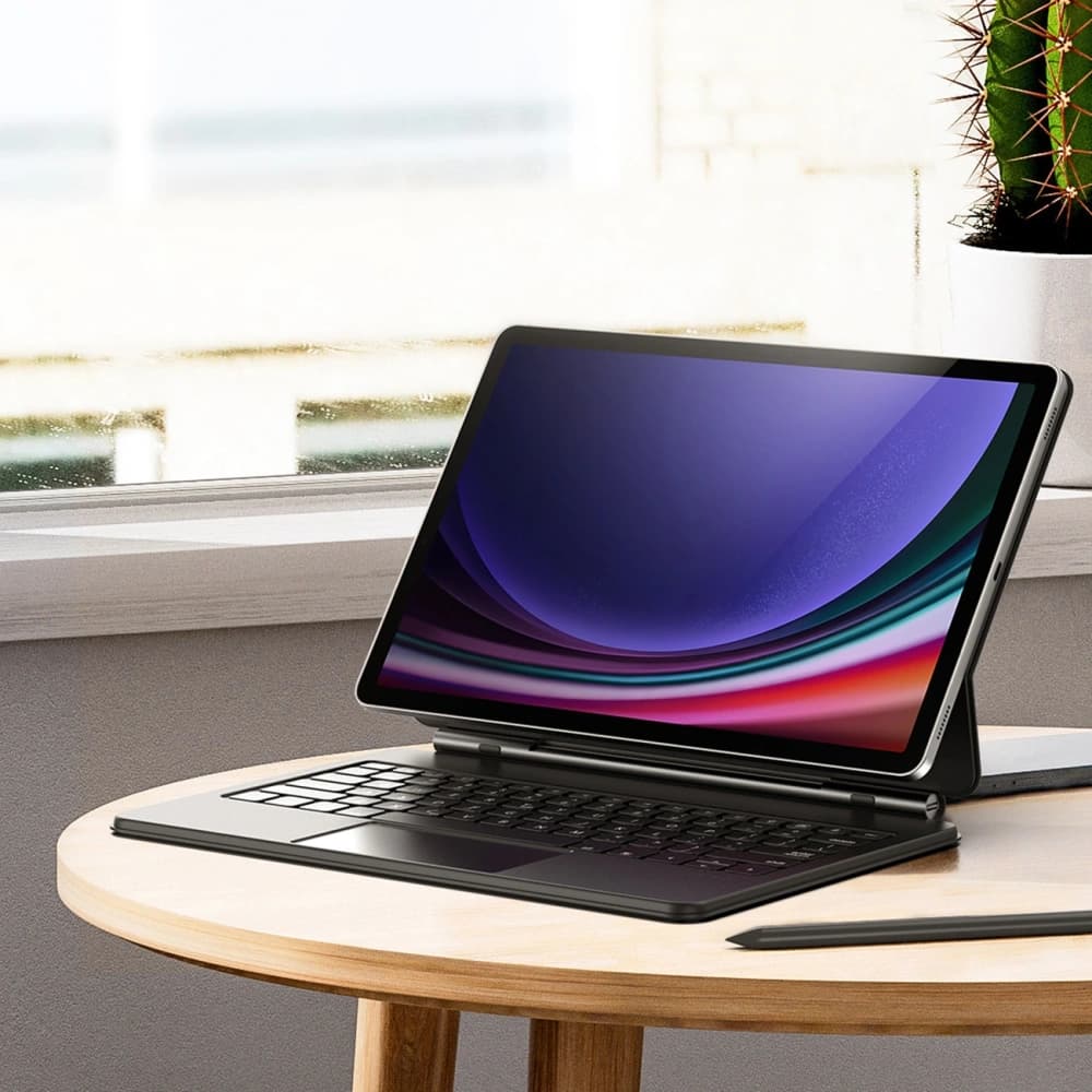 Dux Ducis Tastatur MK Serie Bluetooth Samsung Galaxy Tab S9+ Plus / S8+ Plus / S7+ Plus schwarz - 3