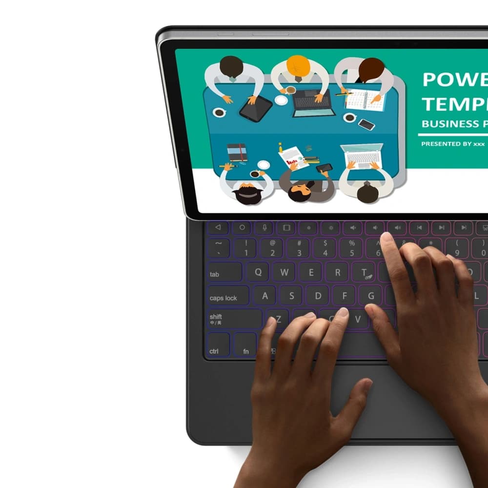 Dux Ducis Tastatur MK Serie Bluetooth Samsung Galaxy Tab S9+ Plus / S8+ Plus / S7+ Plus schwarz - 13