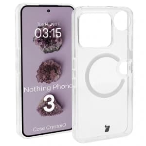 Bizon Case CrystalO Magnetic Nothing Phone (3) clear