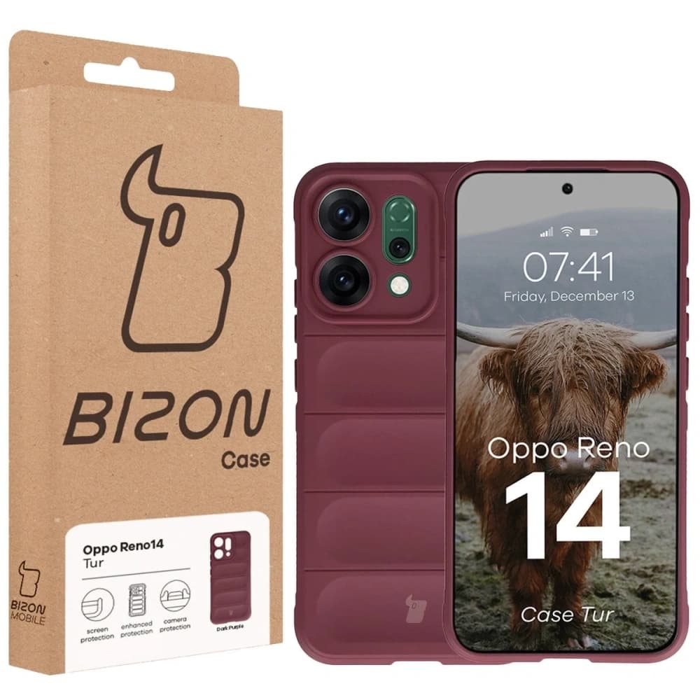 Bizon Case Tur Oppo Reno 14 burgunderrot - 8