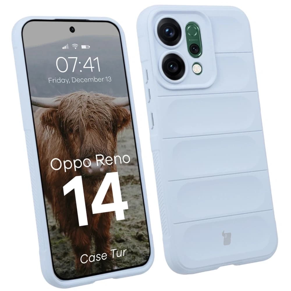 Bizon Case Tur Oppo Reno 14 light blue - 1