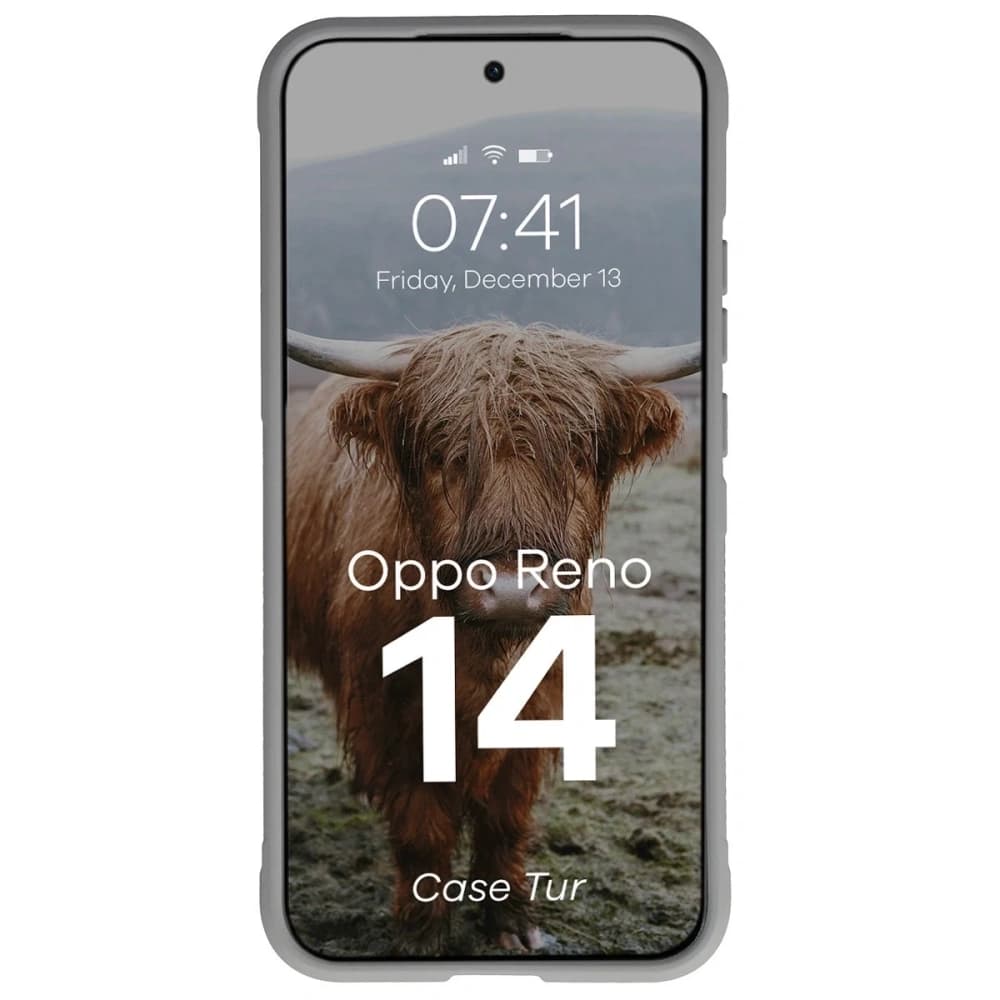 Bizon Case Tur Oppo Reno 14 light grey - 5