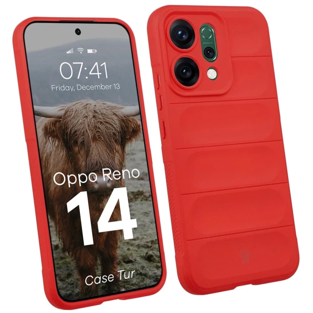 Bizon Case Tur Oppo Reno 14 red - 1