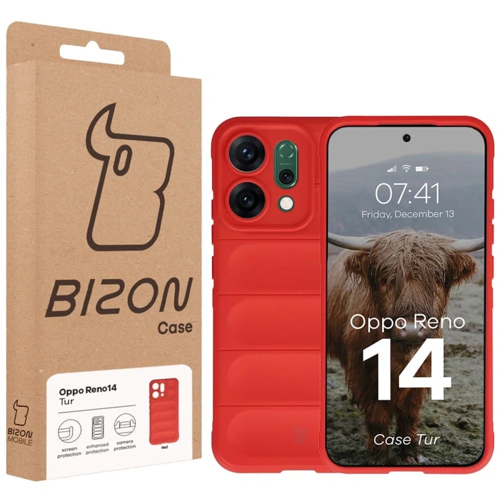 Bizon Case Tur Oppo Reno 14 red - 8