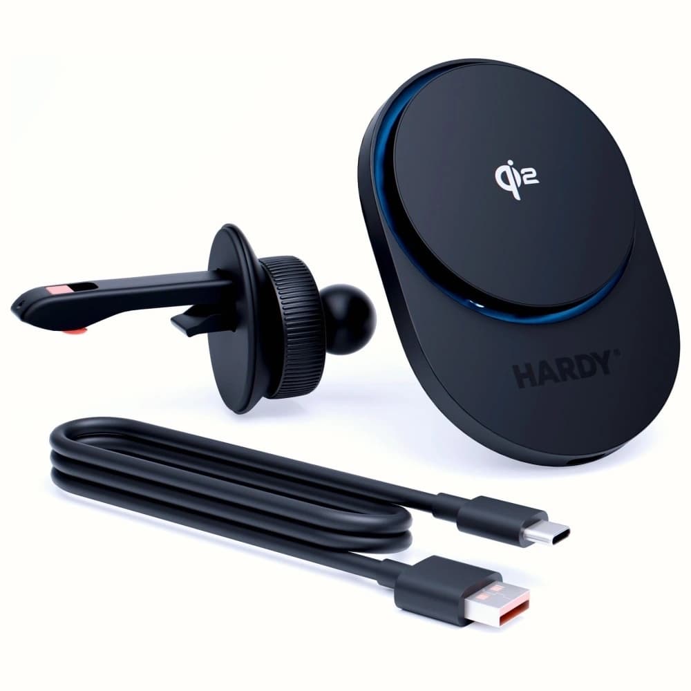 3MK Hardy AeroCharger 15W MPP Qi2 black wireless charger - 2