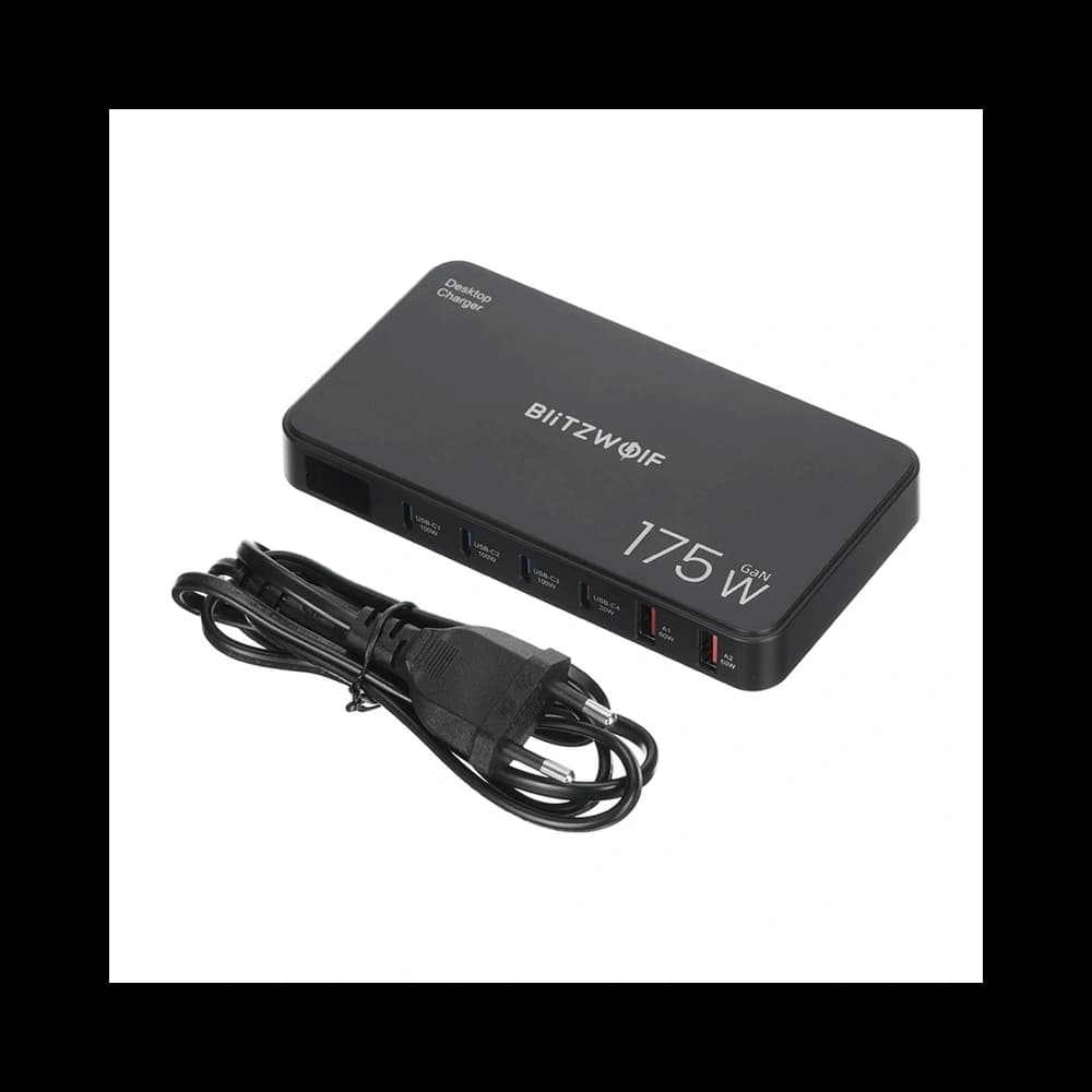 Blitzwolf BW-S30 6-in-1 Charging Station 4xUSB-C, 2xUSB-A 175W - 2