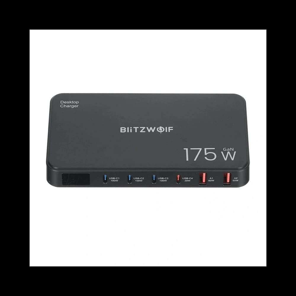 Blitzwolf BW-S30 6-in-1 Charging Station 4xUSB-C, 2xUSB-A 175W - 4
