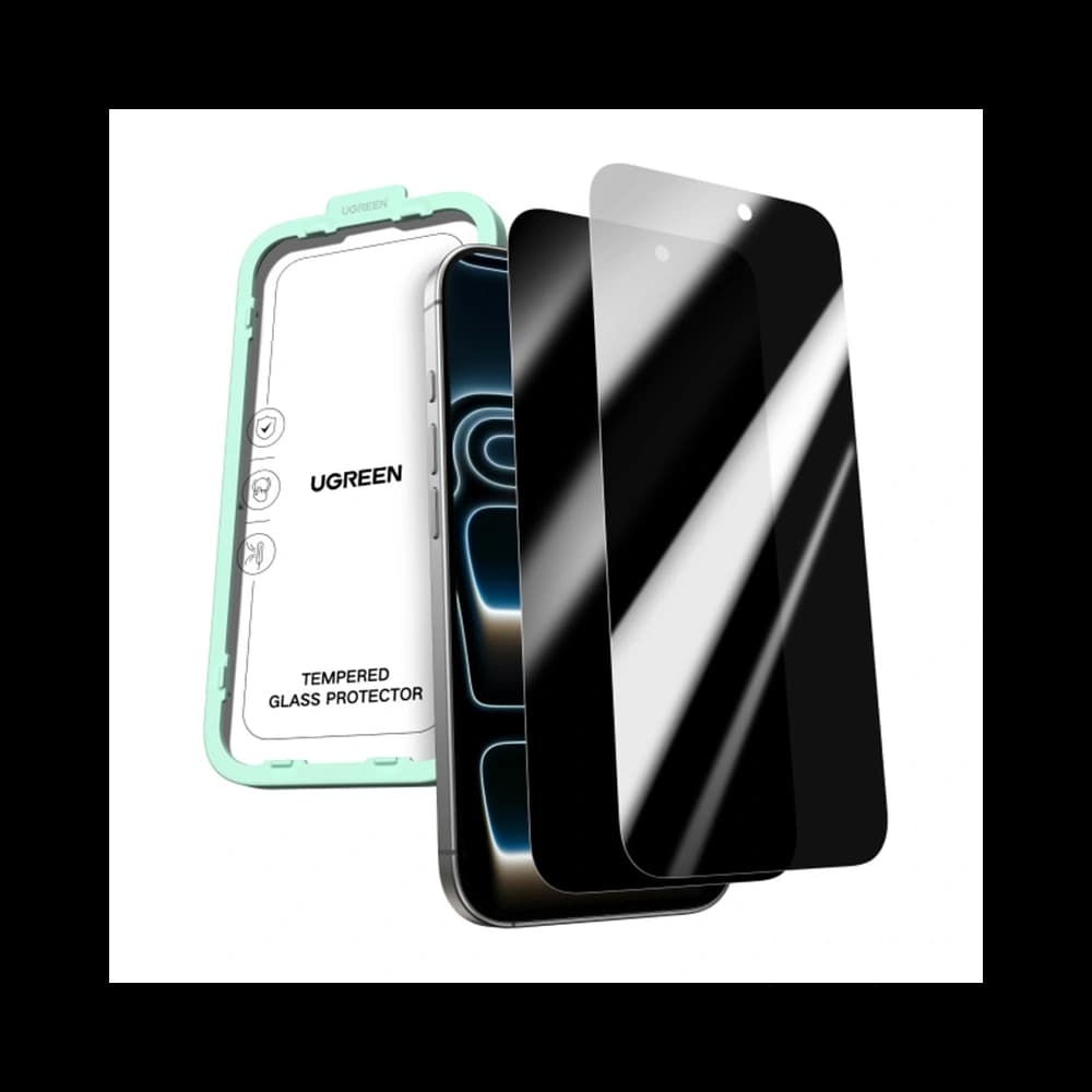 Ugreen SP1156 Tempered Glass Privacy Screen Protector Apple iPhone 17 Pro Max [2 PACK] - 1