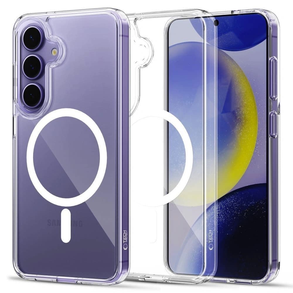 Tech-Protect Flexair Hybrid MagSafe Samsung Galaxy S25 FE Clear - 1