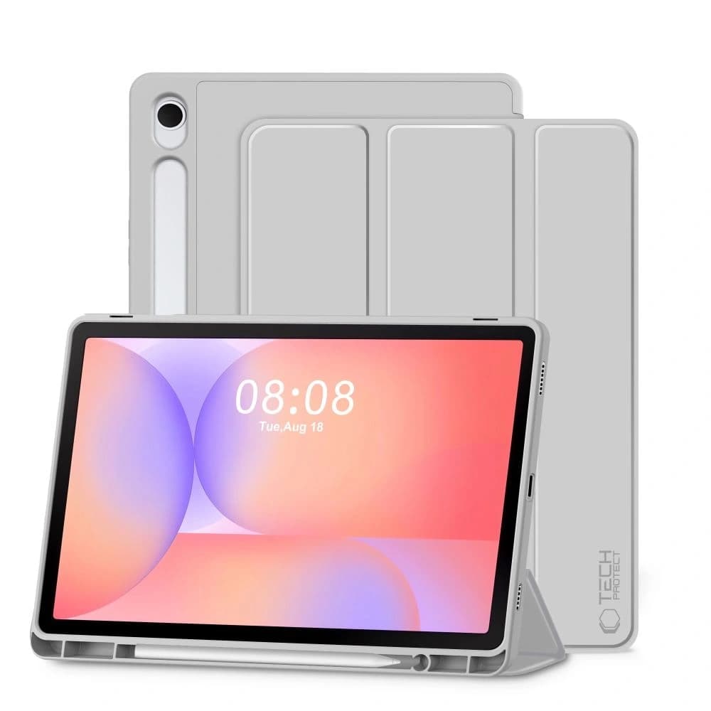 Tech-Protect SmartCase Pen Samsung Galaxy Tab S9 11.0 / S9 FE / S10 FE / S10 Lite 10.9 X710 / X716b / X510 / X516b / X520 / X526 / X400 / X406b Grey - 1