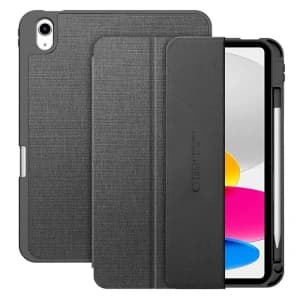 Etui Tech-Protect SmartCase Pen Canvas do Apple iPad 10.9" 2022 / 11" 2025 Charcoal Grey