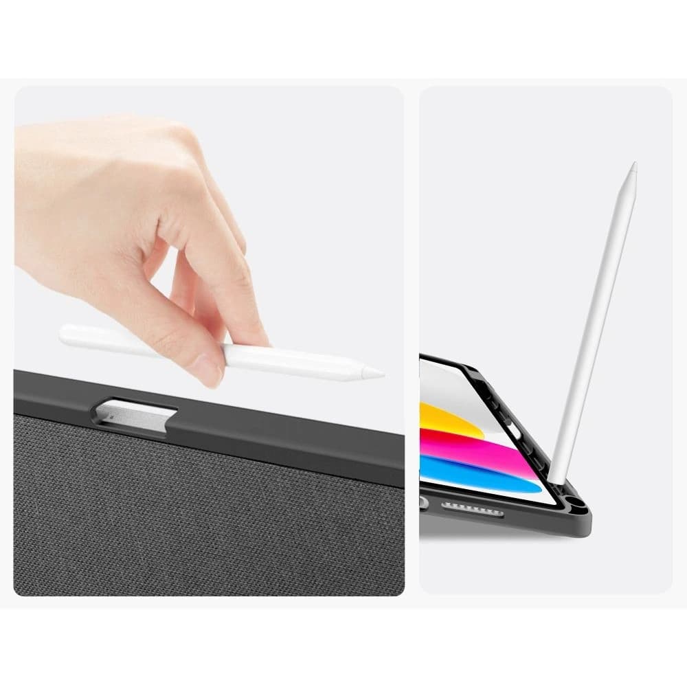 Tech-Protect SmartCase Pen Canvas Apple iPad 10,9" 2022 / 11" 2025 Anthrazitgrau - 9
