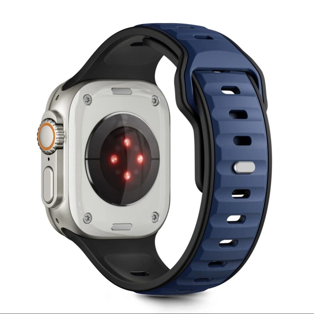 Tech-Protect IconBand Linie Apple Watch 8 / 9 / 10 / 11 / SE / Ultra 44/45/46/49mm Schwarz/navy - 2