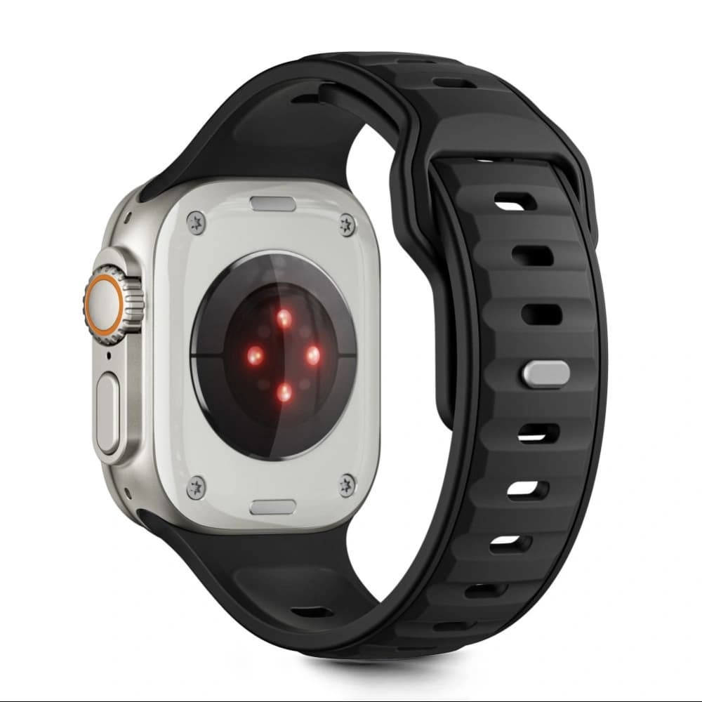 Tech-Protect IconBand Linie Apple Watch 8 / 9 / 10 / 11 / SE / Ultra 44/45/46/49mm Schwarz / schwarz - 2