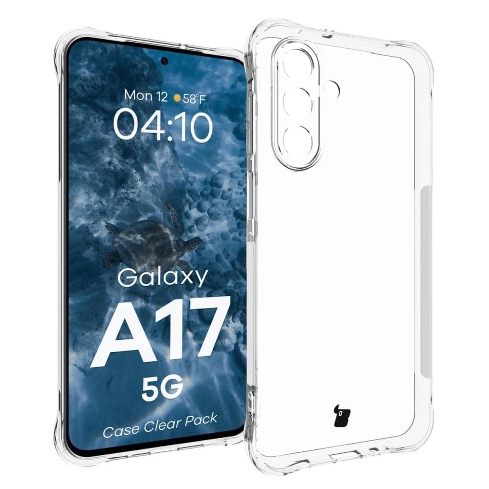 Bizon Case Clear Pack case + 2x tempered glass Samsung Galaxy A17 5G - 3