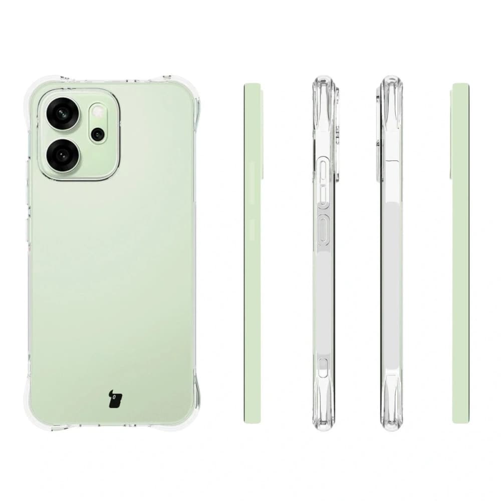 Bizon Case Clear Pack case + 2x screen film Oppo Reno 14 F / FS - 4