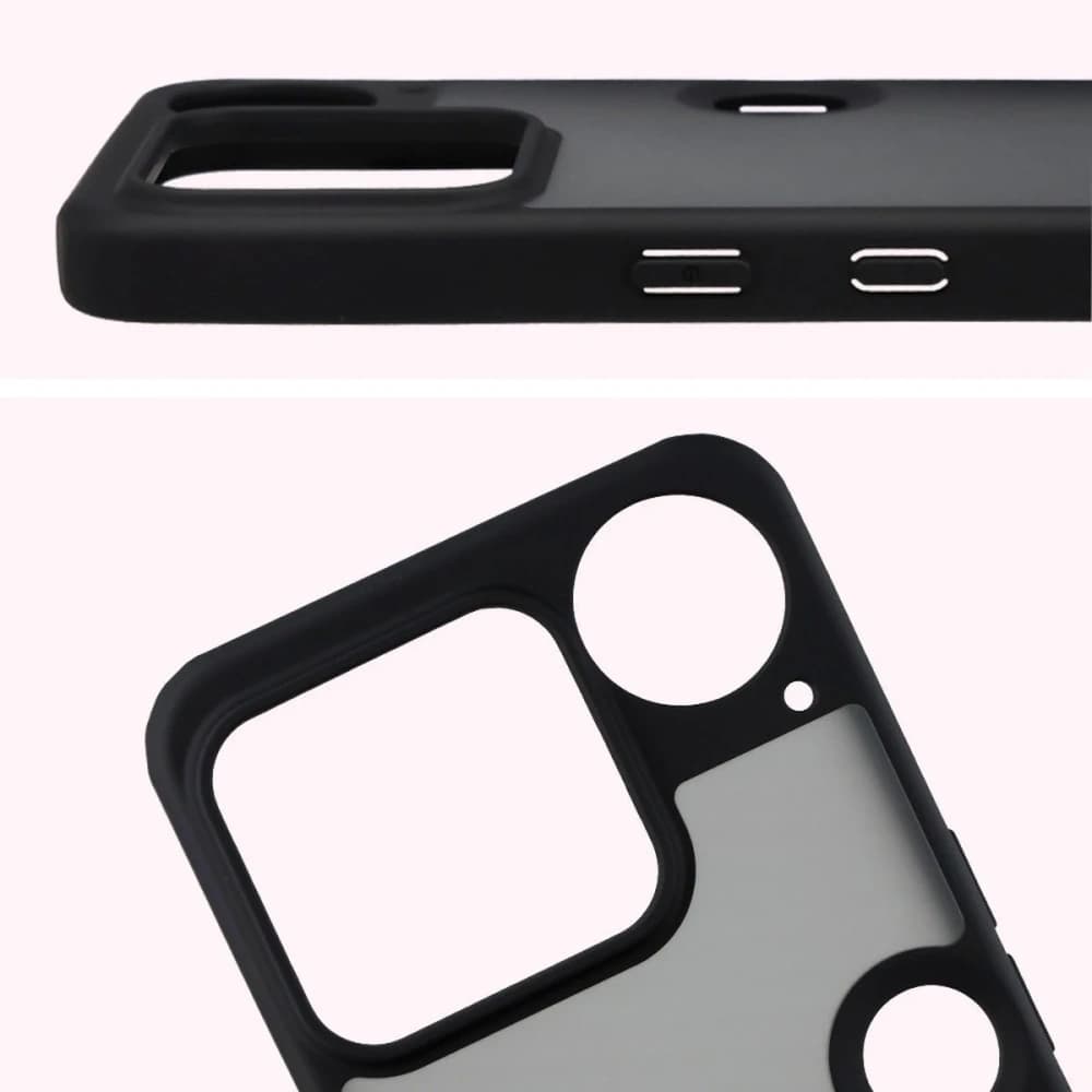 Bizon Case Angelo Nothing Phone (3) rauchig mit schwarzem Rahmen - 3