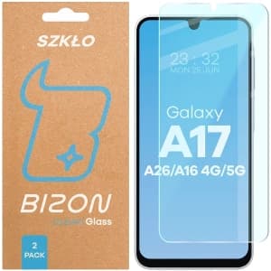 Bizon Glass Clear Duo Galaxy A16 4G / 5G / A17 5G / A26 5G [2 PACK]