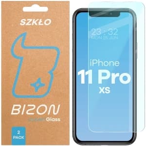 Bizon Glass Clear Duo iPhone 11 Pro / XS [2 PACK]