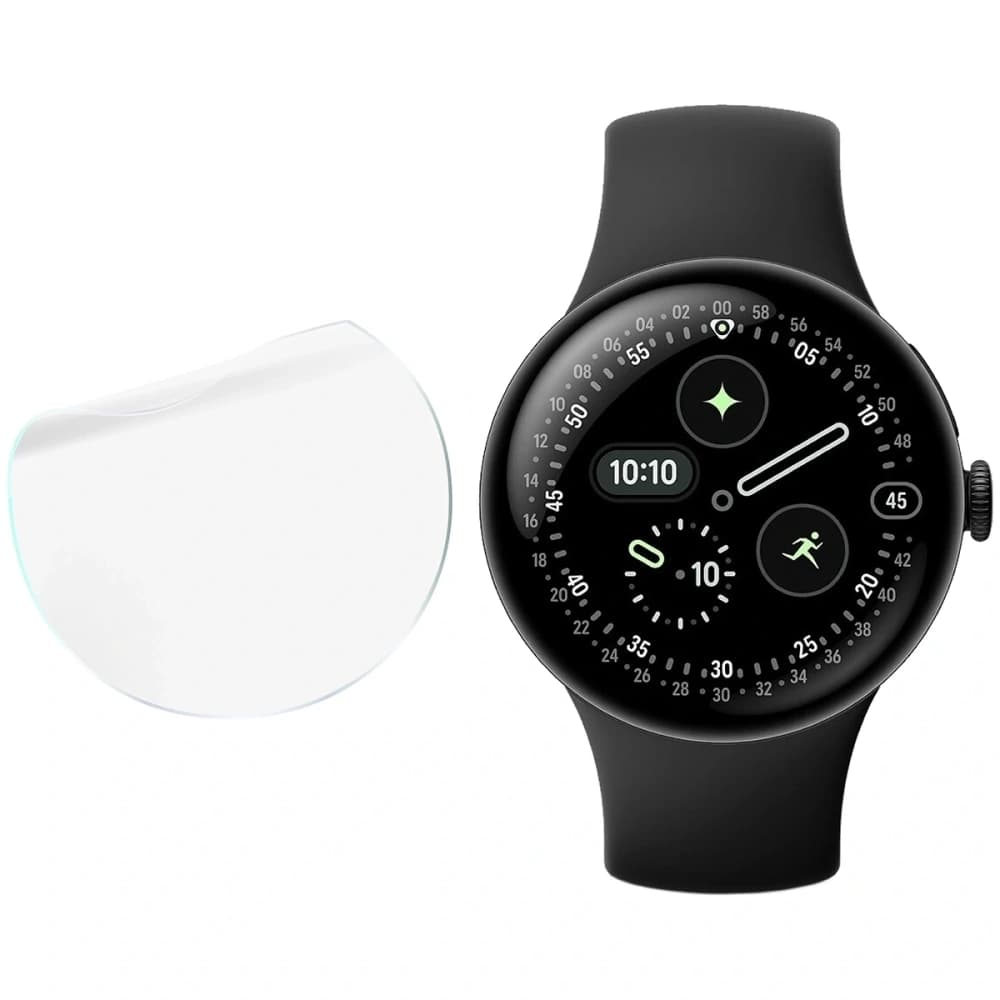 Bizon Glass Watch Hydrogel Duo Google Pixel Watch 4 45mm [2 PACK] - 4