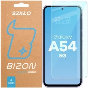 Szkło hartowane Bizon Glass Clear Duo do Samsung Galaxy A54 5G [2 PACK]