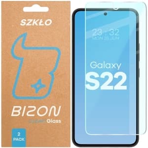 Bizon Glass Clear Duo Samsung Galaxy S22 [2 PACK]