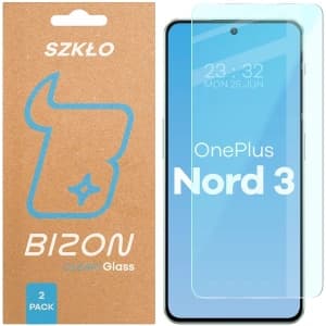 Szkło hartowane Bizon Glass Clear Duo do OnePlus Nord 3 [2 PACK]