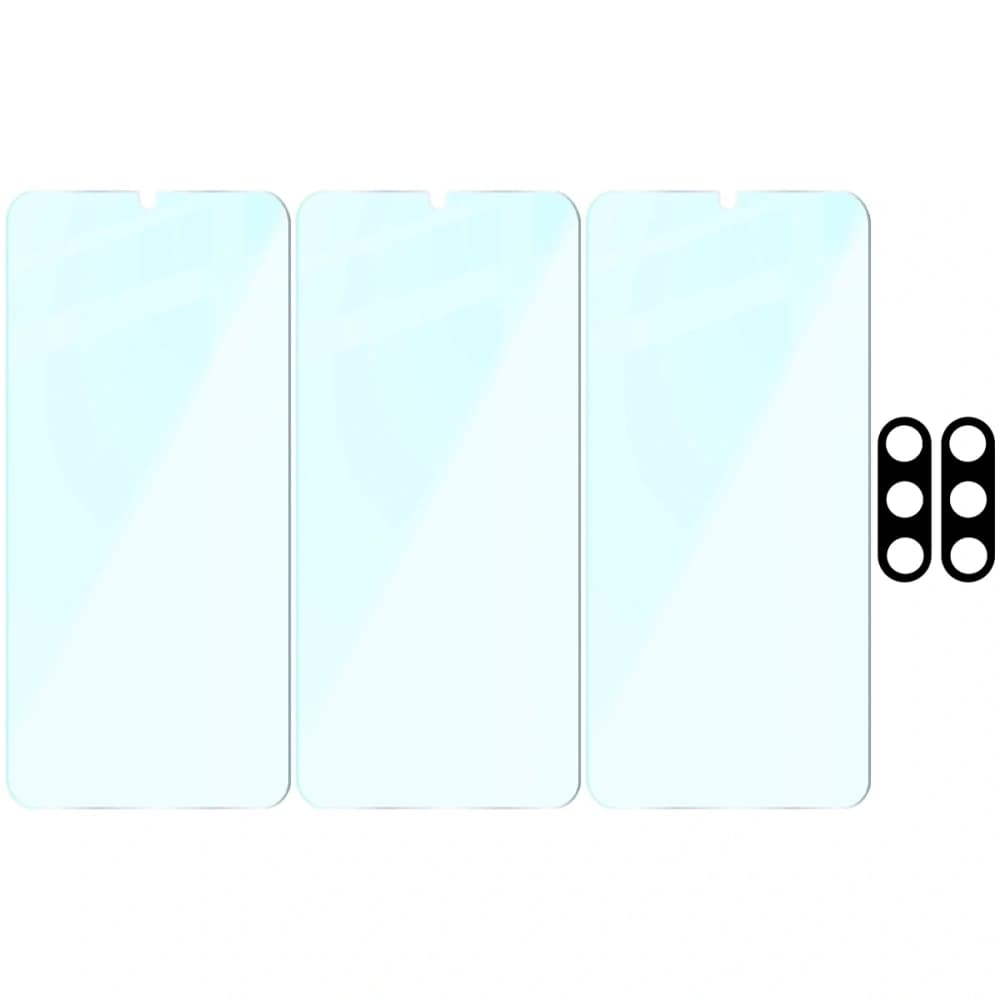 Bizon Glass Clear Pack 3x screen glass + camera glass Samsung Galaxy A17 5G - 6