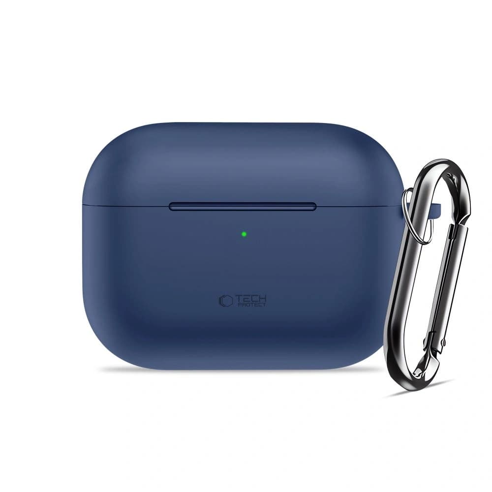 Tech-Protect Silikon-Haken für Apple AirPods Pro 3 Navy Blau - 2