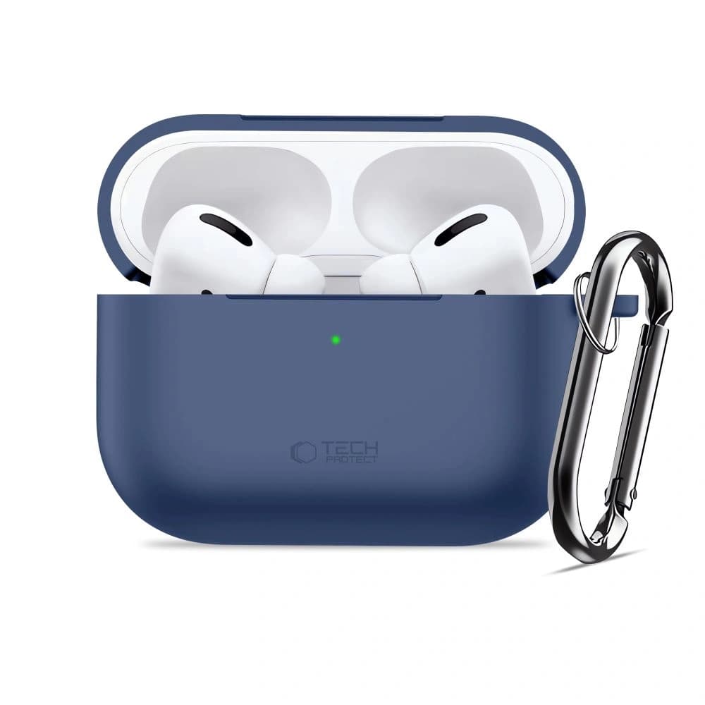 Tech-Protect Silikon-Haken für Apple AirPods Pro 3 Navy Blau - 3