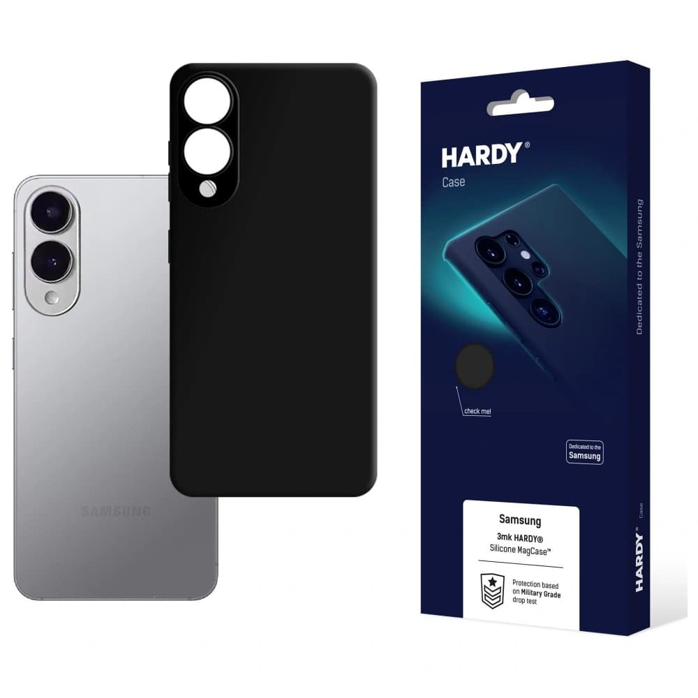 3MK HARDY Silicone MagCase Samsung Galaxy S25 Edge black - 1