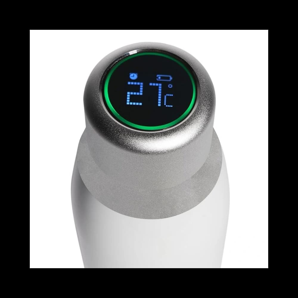PURO Smart Bottle 500ml INOX Thermoflasche mit LED Smart Cap (Weiß) - 2