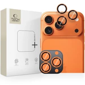 Tech-Protect Camring Fit+ Apple iPhone 14 Pro / 14 Pro Max / 15 Pro / 15 Pro Max / 16 Pro / 16 Pro Max / 17 Pro / 17 Pro Max Kosmisches Orange