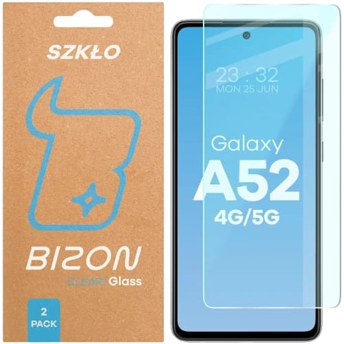 Bizon Glass Clear Duo Samsung Galaxy A52 [2 PACK]