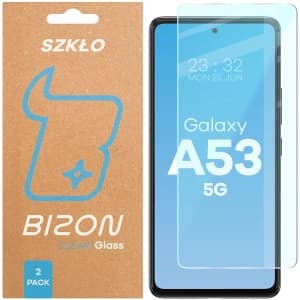 Bizon Glass Clear Duo Samsung Galaxy A53 5G [2 PACK]