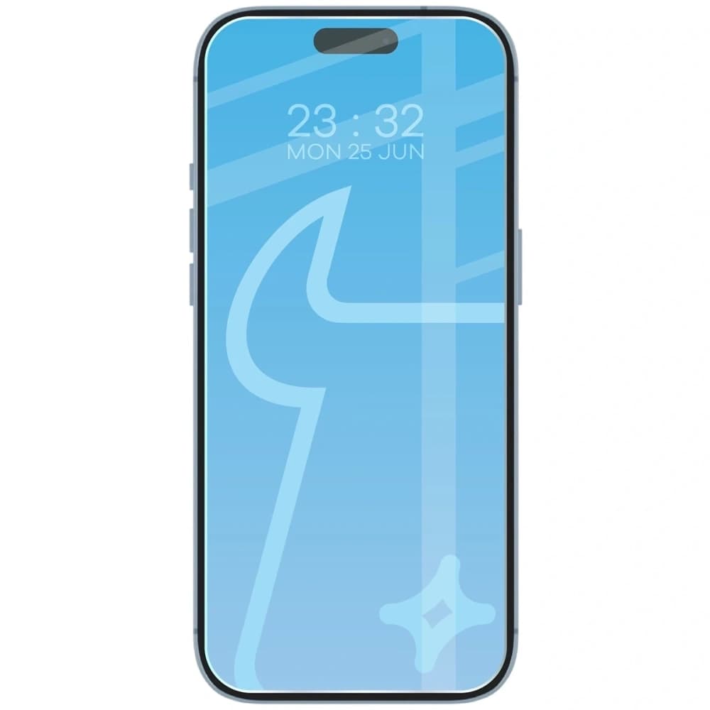 Bizon Glass Clear Duo Apple iPhone Air [2 PACK] - 3