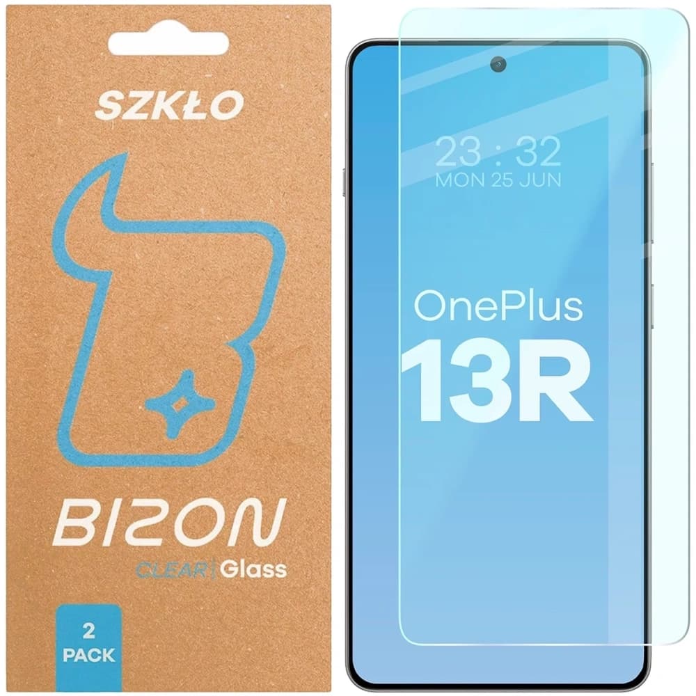 Bizon Glass Clear Duo OnePlus 13R [2 PACK] - 1