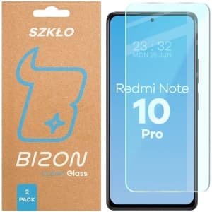 Bizon Glass Clear Duo Xiaomi Redmi Note 10 Pro [2 PACK]