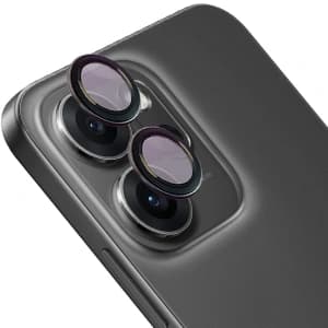 Szkło na aparat Bizon Glass Snap Lens do Oppo Reno 14 F / FS czarna ramka