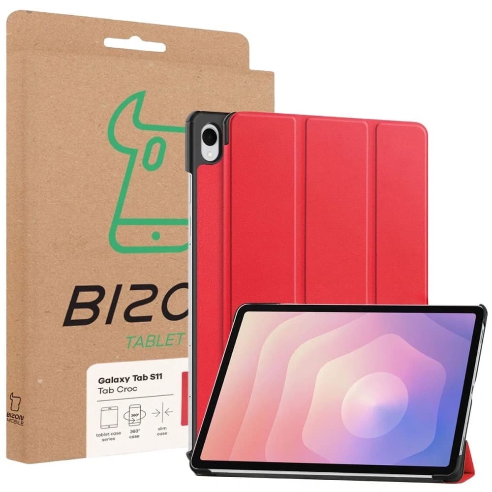 Bizon Case Tab Croc Samsung Galaxy Tab S11 red - 8