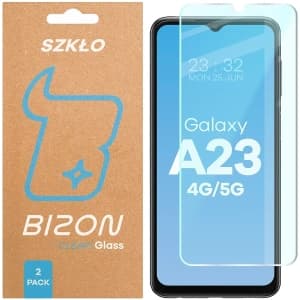 Szkło hartowane Bizon Glass Clear Duo Samsung Galaxy A23 4G / 5G [2 PACK]