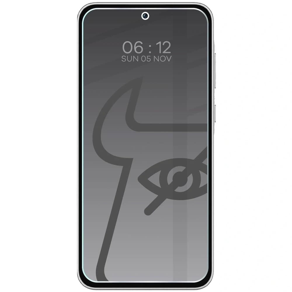Prywatyzujące szkło hartowane Bizon Glass Clear Shadow do Samsung Galaxy M35 5G / A35 5G / A55 5G przyciemniane [2 PACK] - 3