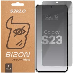 Bizon Glass Clear Shadow Samsung Galaxy S23 getönt [2 PACK]