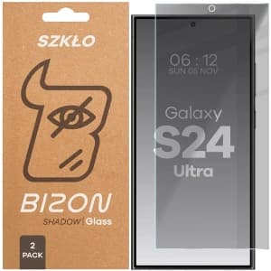 Bizon Glass Clear Shadow Samsung Galaxy S24 Ultra getönt [2 PACK]