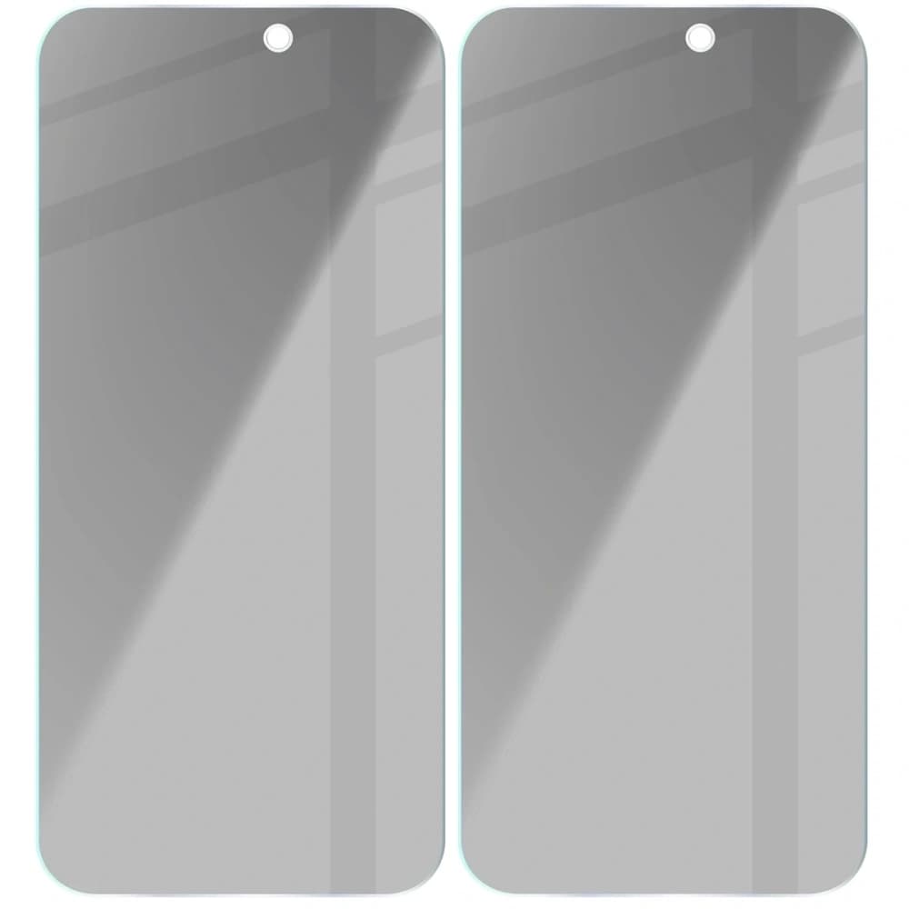Bizon Glass Clear Shadow Apple iPhone 15 / 15 Pro / 16 getönt [2 PACK] - 4