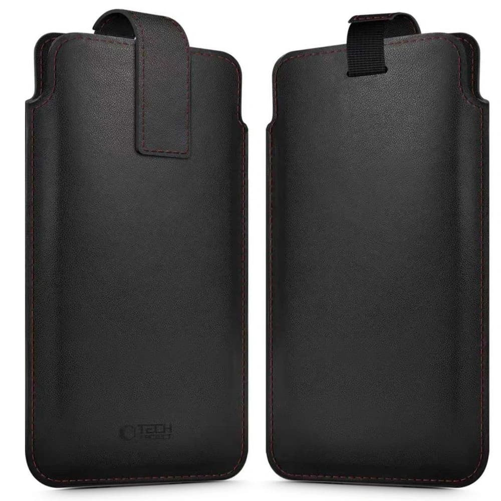 Tech-Protect SM65 Universal Phone Pouch 6.0-6.9 Inch Black/red - 1