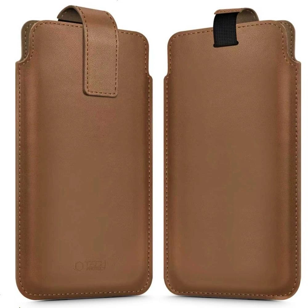 Wsuwka Tech-Protect SM65 Universal Phone Pouch 6.0-6.9 Inch Brown - 1
