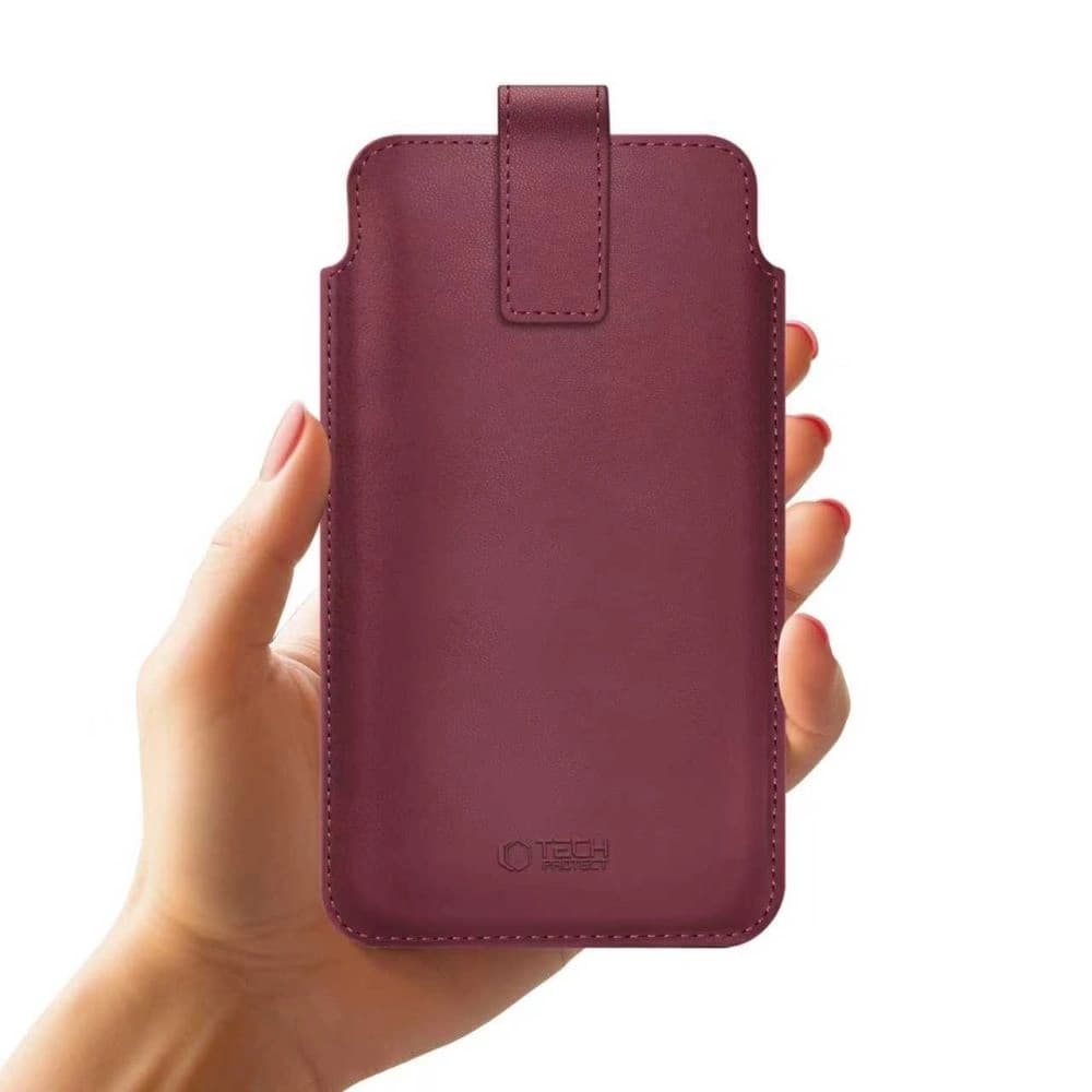 Tech-Protect SM65 Universal Phone Pouch 6.0-6.9 Inch Mulberry - 3